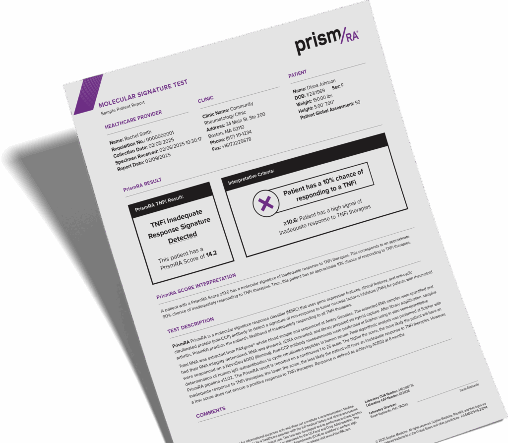 Results - Prism RA